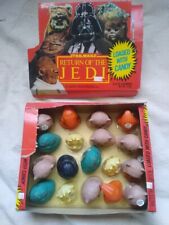 Vintage Return of the Jedi Candy Container STORE DISPLAY Lot Star Wars Heads 