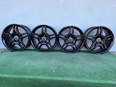 JUEGO LLANTAS MERCEDES BENZ AMG W211 E550 E350 18" ORIGINALES DE FÁBRICA OEM Foto 1 de 4