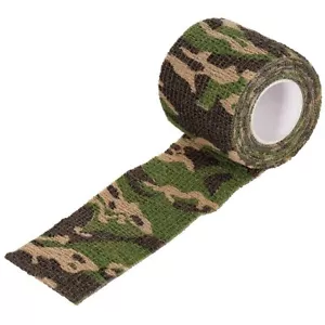 Stoff selbstklebendes Band Stealth Gewehr Wrap Tarnfarbe Verkleidung 5cmx4,5m Waldland - Bild 1 von 2
