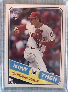 2018 Topps Heritage High Baseball LA Angels Shohei Ohtani RC Then & Now #NT11 🔥 - Picture 1 of 6