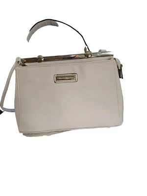 Catherine Malandrino Purse Very Good Condition Grey With Silver Trim X6 - Image 1 of 4