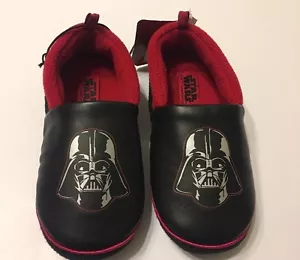 Star Wars Slipper Black Darth Vader Shoe Size Small 5-6 Baby Toddlers - Picture 1 of 5
