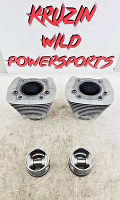 2000 Harley Davidson Sportster 883 Engine Motor Cylinders Barrels + Pistons - Image 1 of 4
