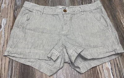 Pantalones Cortos Maywood Largos Para Mujer The North Face Talla 6 Rayas Azul Blanco Mezcla de Lino Foto 1 de 4