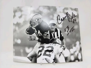 Green Bay Packers Carroll Dale Signed 8x10 Photo SB I & II Champ COA BUF - Picture 1 of 2