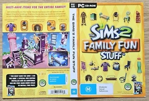 © The Sims 2: Family Fun Stuff ~ PC ~ Cover Art & Manual ~ FREE postage!! - Picture 1 of 3