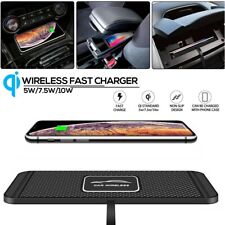 
				QI Wireless Car Phone Charger Fast Charging Pad Mat For iPhone Samsung Universal
			