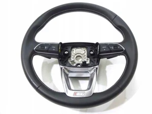 4M0419091F LEATHER STEERING WHEEL AUDI SQ7 S-LINE Q7 4M - Imagen 1 de 9