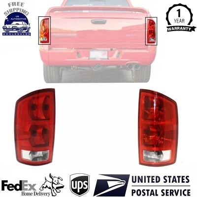 Par de luces traseras para camioneta Dodge Ram 1500 2003-2006 Dodge Ram 2500 3500 2002-06 Foto 1 de 4