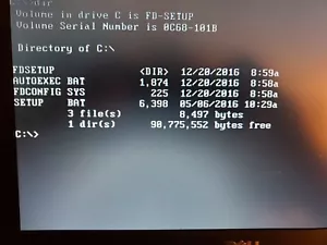 FreeDOS 1.2 Bootable or Installable MS DOS Compatible OS 16G USB Stick - Picture 1 of 4