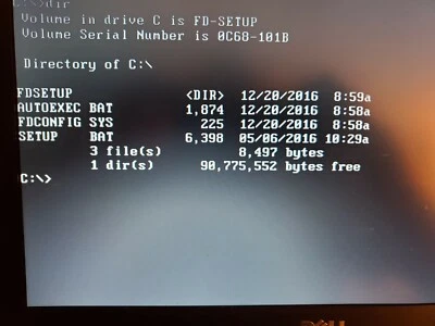 FreeDOS 1.2 Bootable or Installable MS DOS Compatible OS 32G USB Stick - Image 1 of 4