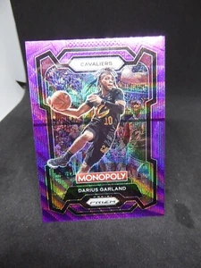 2023-24 Panini Prizm Monopoly NBA Purple Wave Darius Garland Cavaliers #21 - Bild 1 von 2