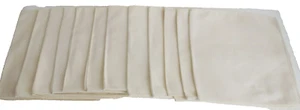 12 New Dacron Polyester Linen Oversized Table Napkins 16 x 17 Oatmeal Ecru Color - Picture 1 of 4