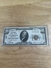 Rare 1929 10-Dollar National Currency Note Pittsburgh Pa Uncirculated