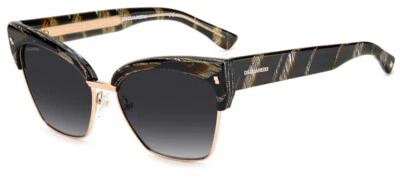 occhiali da sole donna Dsquared2 D2 0015/S 37N/9O misura 57/16/145 NUOVO - Imagen 1 de 4