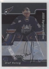 2001-02 ITG Be A Player Signature Series Auto Olaf Kolzig #LOK Auto