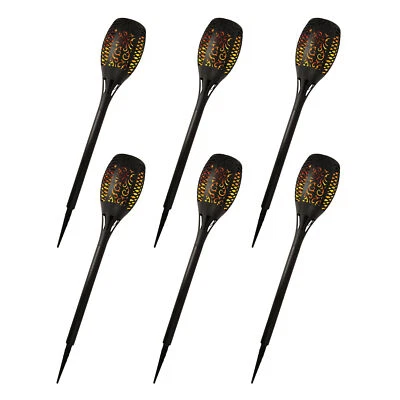 Solarleuchte Fackel ( 2-6 Stk. ) LED Garten Beleuchtung Solar Licht Solarlampe - Bild 1 von 4