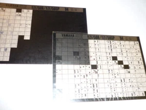 YAMAHA Service Manual Werkstatthandbuch Mikrofiche 2 Stück XJR1200 1995 - Bild 1 von 1