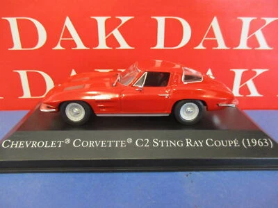 Die cast 1/43 Modellino Auto Chevrolet Corvette C2 Sting Ray Coupe 1963 - Immagine 1 di 4