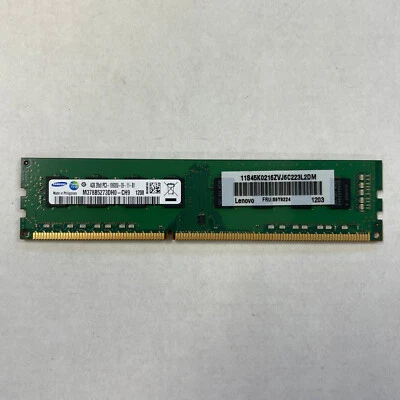 Samsung 4GB DDR3 RAM PC3-10600 1333MHz non-ECC Unbuffered CL9 M378B5273DH0-CH9 - Image 1 of 4