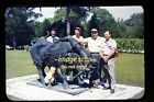 Man w/ Home Movie Video Camera in Florida in early 1950's, Kodachrome Slide f24b