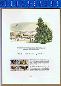 Commemorative Stamp Panel - 1982 - Traditions of Christmas Scott# 2027-2030 - Picture 1 of 1