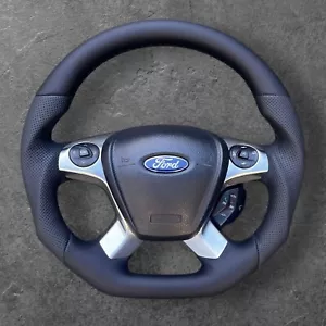 CAMBIO FORD TRANSIT CUSTOM MK8 CONNECT R-SPEC VOLANTE CUSTOM IN PELLE - Foto 1 di 5