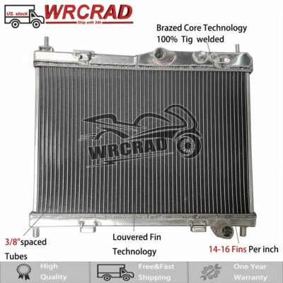 Radiador Fit 2001-2018 2002 2003 04 Ford Fiesta/Fiesta Ikon 1.6L L4 MT Aluminio Foto 1 de 4