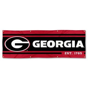 Georgia Bulldogs Large 6 Foot Banner - Picture 1 of 5