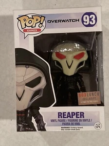 Funko Pop Games #93 Overwatch Reaper Box Lunch Vaulted Retired New - Picture 1 of 7