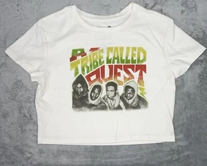 A Tribe Called Quest Women's Beige Crop Top Tshirt Size Large - Picture 1 of 6