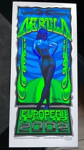 Folleto Nebula European Tour 2002 de Jeff Wood y Darren Grealish - Imagen 1 de 1
