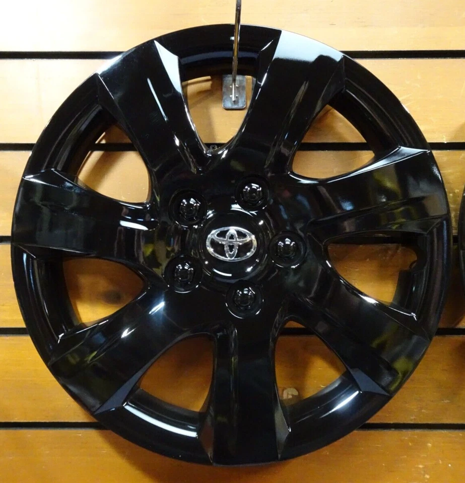 1 calota CAP FIT'S Toyota Camry 2010-2011 réplica premium 16 polegadas preta 61155 - Imagem 1 de 1