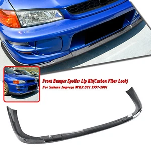 Front Bumper Spoiler Splitter Lip Kit For Subaru Impreza WRX STI 1997-2001 1999 - Picture 1 of 8