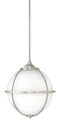 Hinkley Lighting 4744 Nickel Odeon 3-Light 15"W Pendant - Image 1 of 4