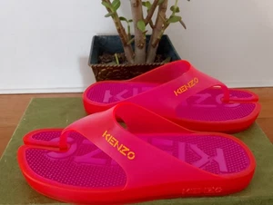 KENZO K- BEACH FLIP FLOP RED Size US 6. EUR 37 - Picture 1 of 8