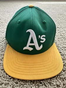 Vintage Oakland Athletics A's Snapback Green MLB Cap Baseball American Needle - Picture 1 of 13