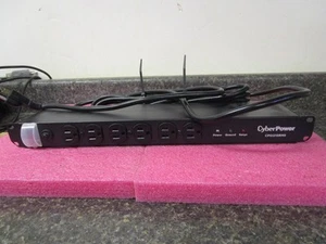 Cyberpower Rackmount Surge Protector 120V/15A 12 Outlets 15' Cable CPS1215RMS - Picture 1 of 5