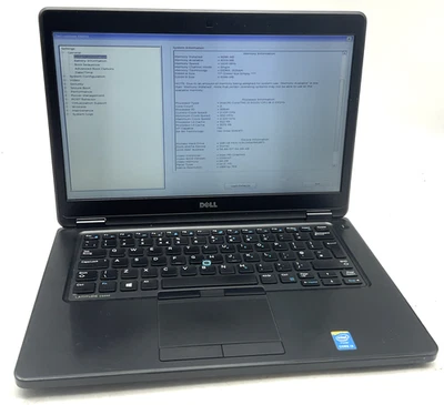 Dell Latitude E5450 14.0" FHD i3-5010U 2.10 GHZ 4GB Ram 128GB HDD No OS - Image 1 of 4