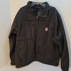 Alabama Crimson Tide Jacket Black Extra Large Full Zip Embroidered Antigua Mens - Picture 1 of 12