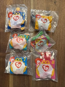 mcdonalds beanie bambini 1996 set di 6 - Foto 1 di 14