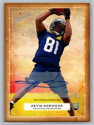 2014 Topps Turkey Red #72 Kevin Norwood Autographs - Image 1 of 2