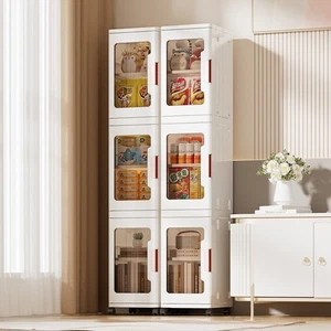Ultra-narrow Foldable Plastic Closet Multi-layer Toilet Shelves Bathroom - Picture 1 of 16