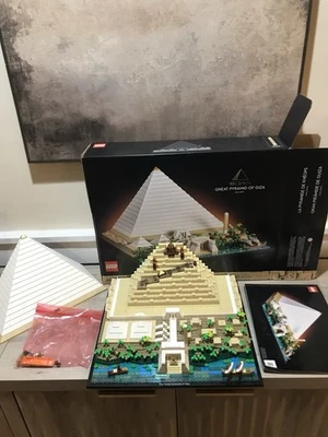 LEGO Architecture: Große Pyramide von Gizeh 21058 komplett mit Anleitung & Karton * - Bild 1 von 4