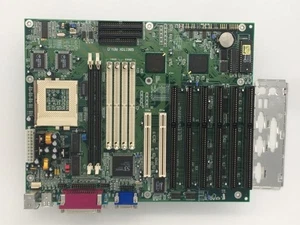 Mb 586itox socket 7, 6 isa , 2 pci,rev. d, 2x 168 dimm, 4x72 simm,vga, 2s.1p - Picture 1 of 3