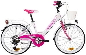 Fahrrad Lombardo SCHMETTERLING 20' 6-Gang-Schaltung weiß fuchsia Mädchen Damen - Bild 1 von 1