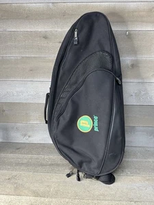 VTG Retro 80’s 90’s Benetton Prince Tennis Racket Bag Case Shoulder Strap Black - Picture 1 of 6