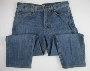 LANDS END Medium Heritage Wash Relaxed Fit Jeans Hose Herren 33 x 26 NEU - Bild 1 von 8
