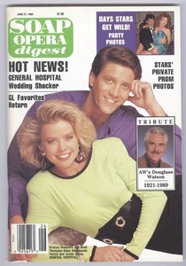 Soap Opera Digest Magazine No Label June 27th 1989 - Picture 1 of 1