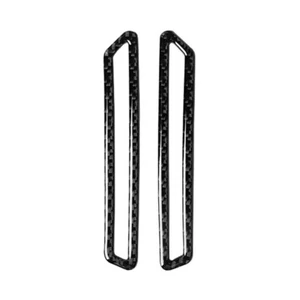 Carbon Fiber Front Pillar Air Vent Outlet Trim 2x For Alfa Romeo Giulia 2017-19 - Picture 1 of 5